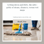 Getting down and Dirty, the nitty-gritty of steam, cleaners, versus wet mops